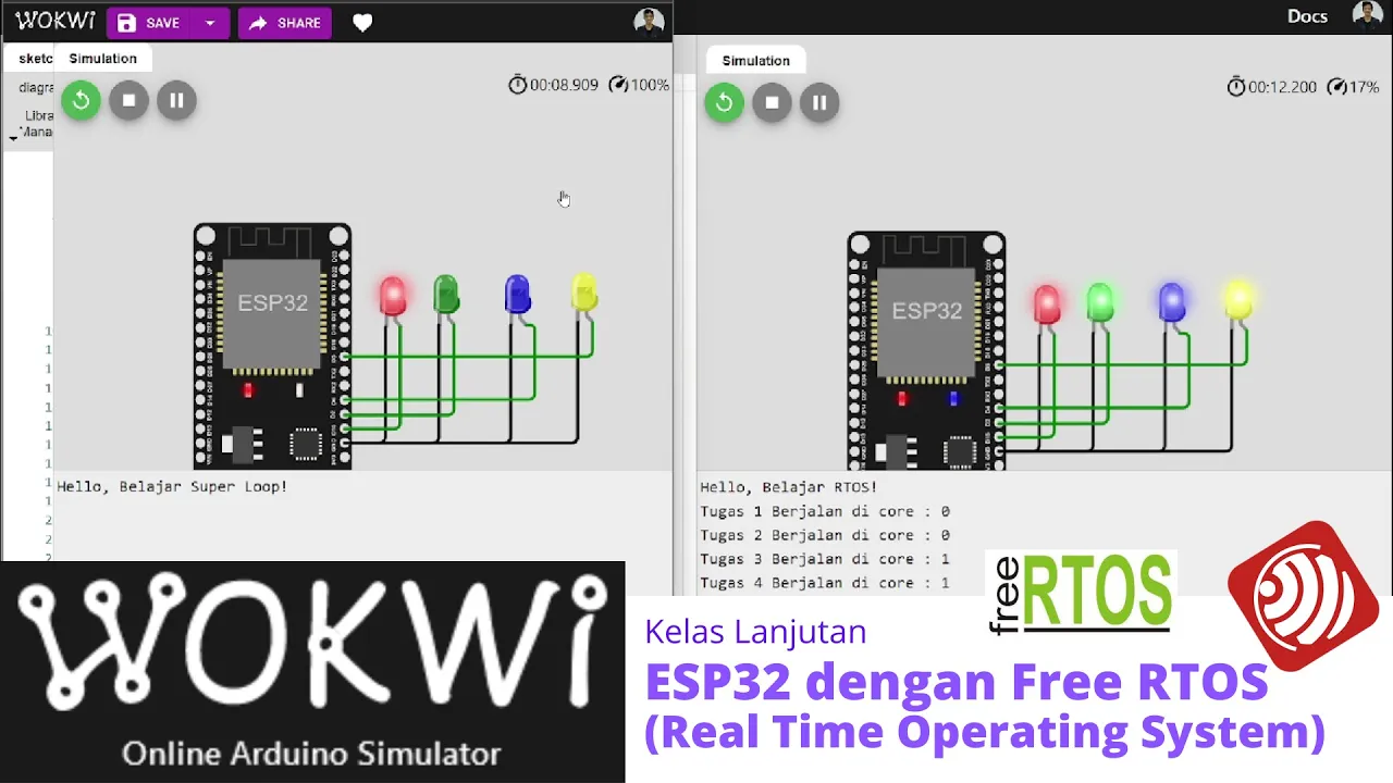 Menggunakan FreeRTOS pada ESP32