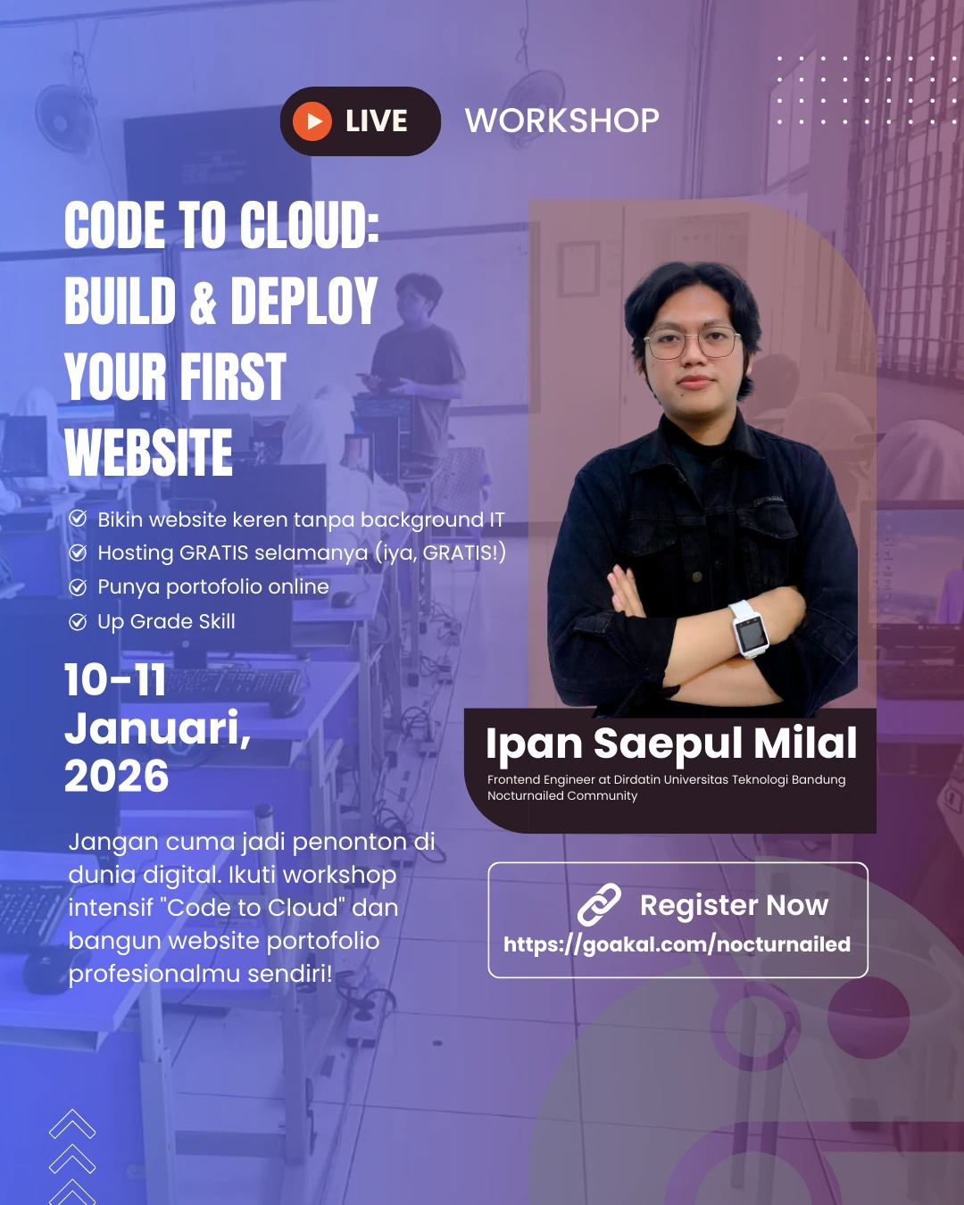 Thumbnail Code to Cloud: Build & Deploy Your First Website